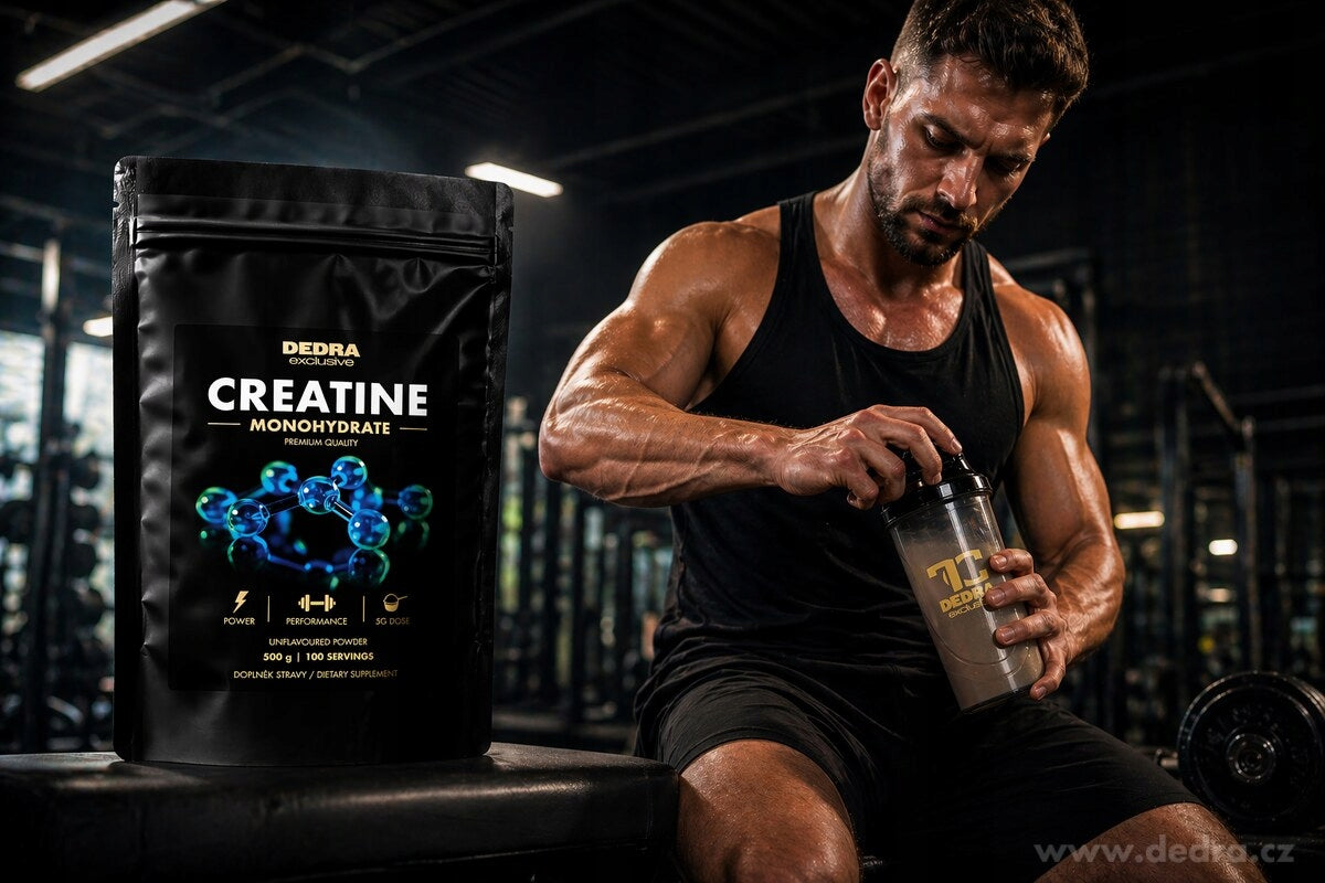 KREATIN MONOHYDRÁT | prášek | síla| doplněk stravy | 500 g Packaging status original