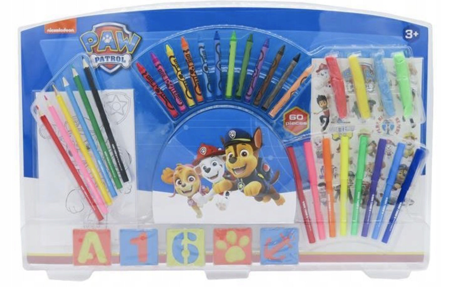 Zeichenset Paw Patrol, 60 El. 