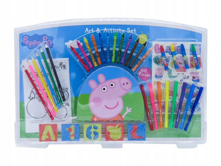 Eine Sammlung von Kunstwerken für Peppa Pig-Zeichnungen 