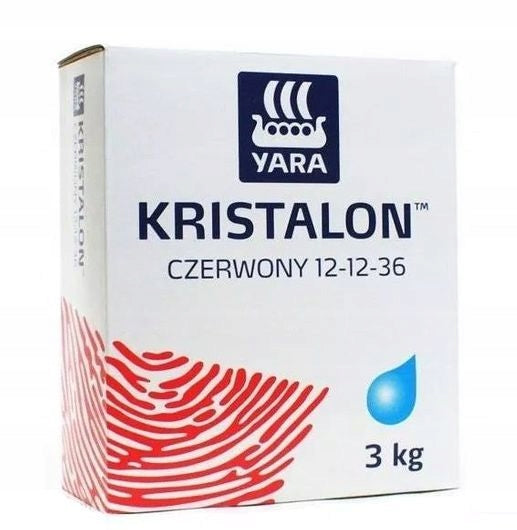 KRISTALON RED NPK 12-12-36 3 kg Fertilizer YARA Packaging status original