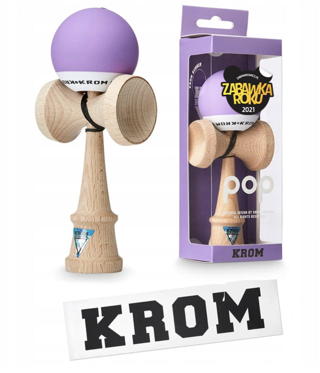 Klassisches japanisches Spielzeug Krom Kendama POP Lavendel 