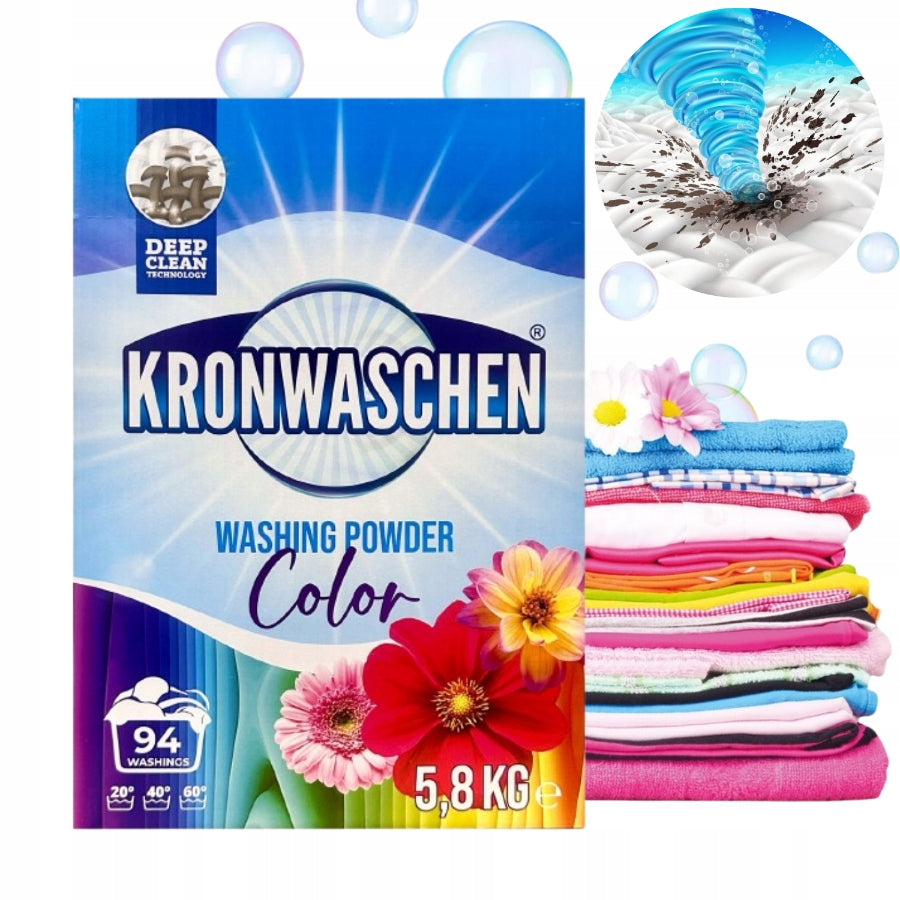 KRONWASCHEN WASHING POWDER COLOR Colour Washing Powder 5,8 kg