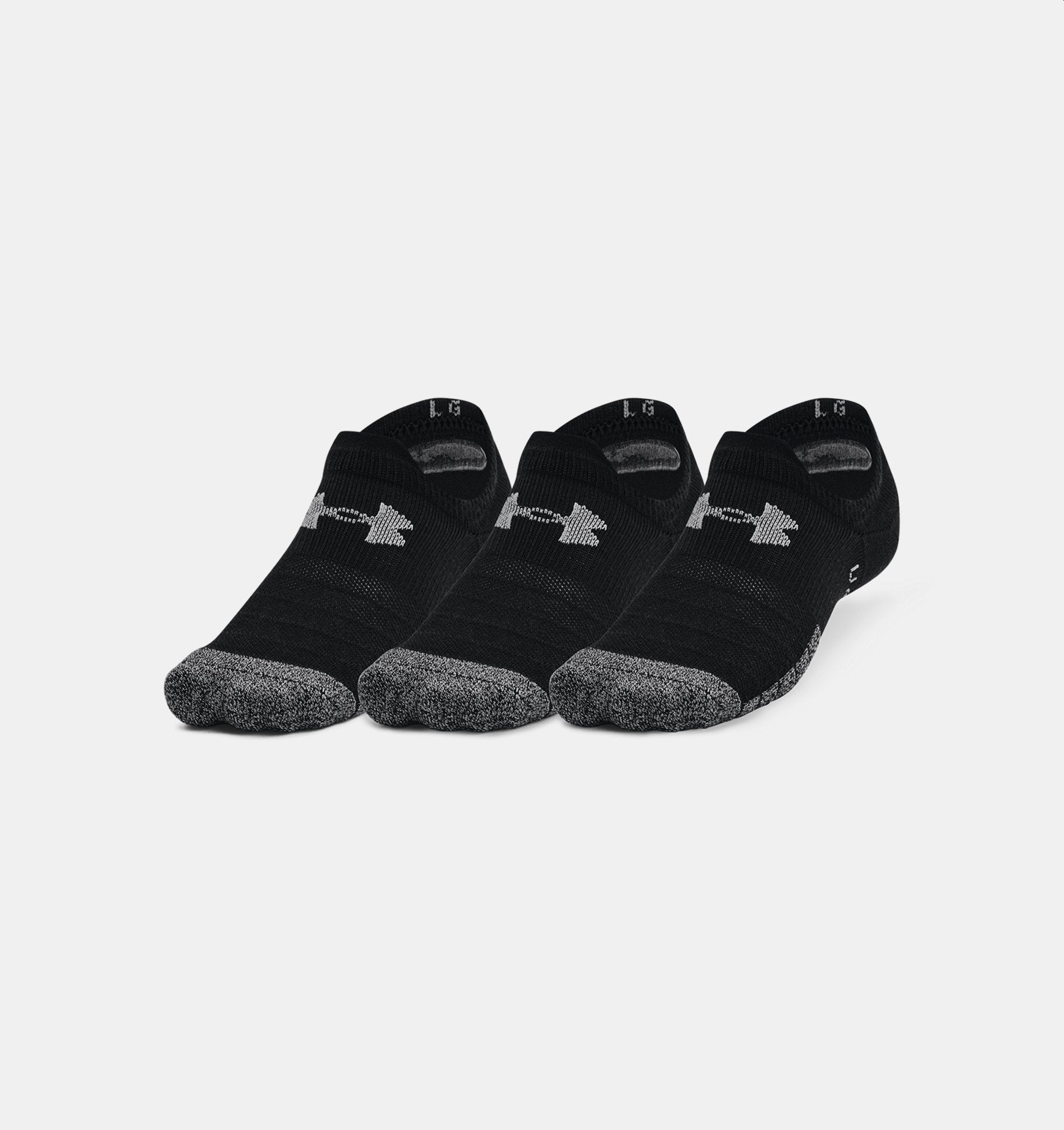 Socken für Erwachsene Under Armour Heatgear UltraLowTab 1370076, schwarz 