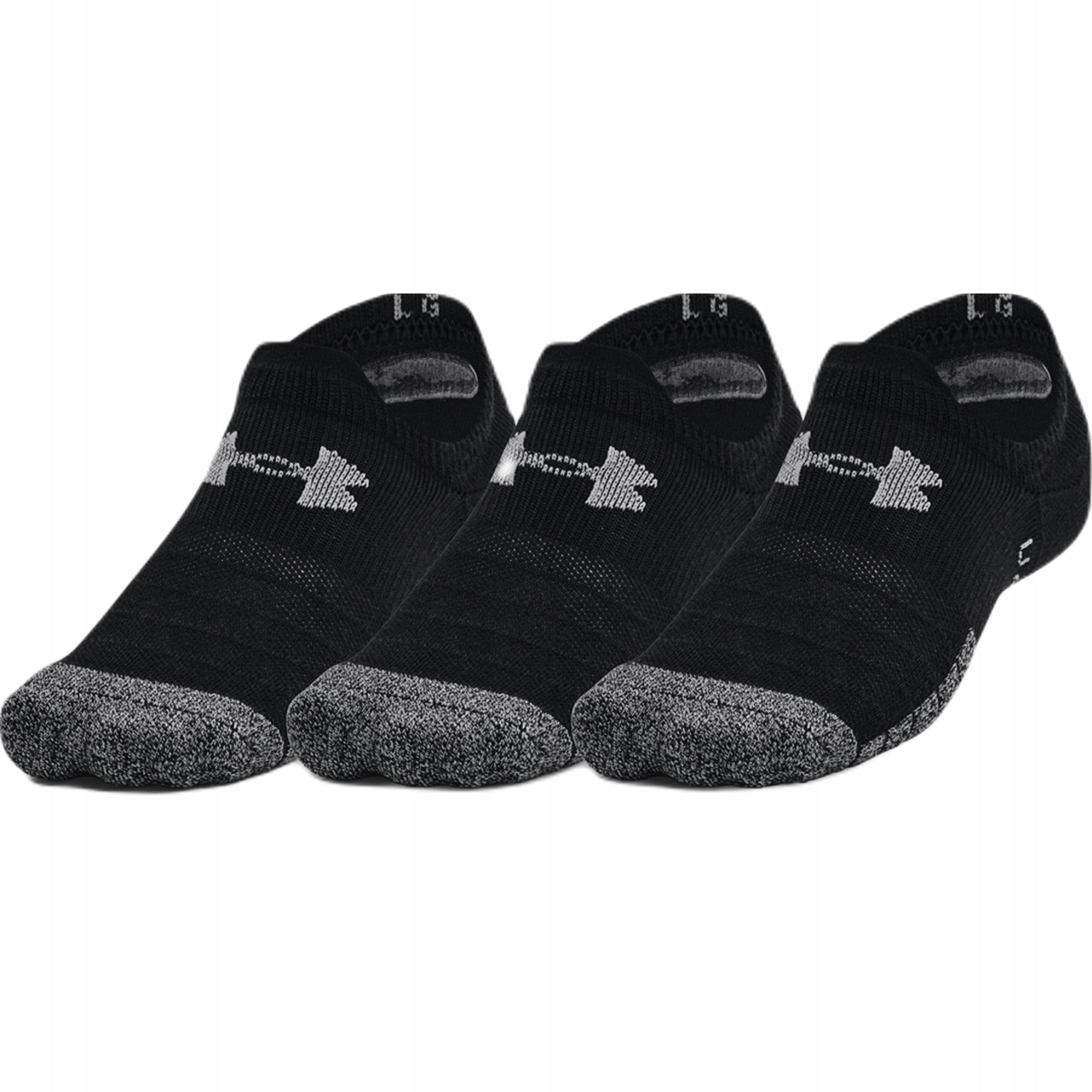 Socken für Erwachsene Under Armour Heatgear UltraLowTab 1370076, schwarz 