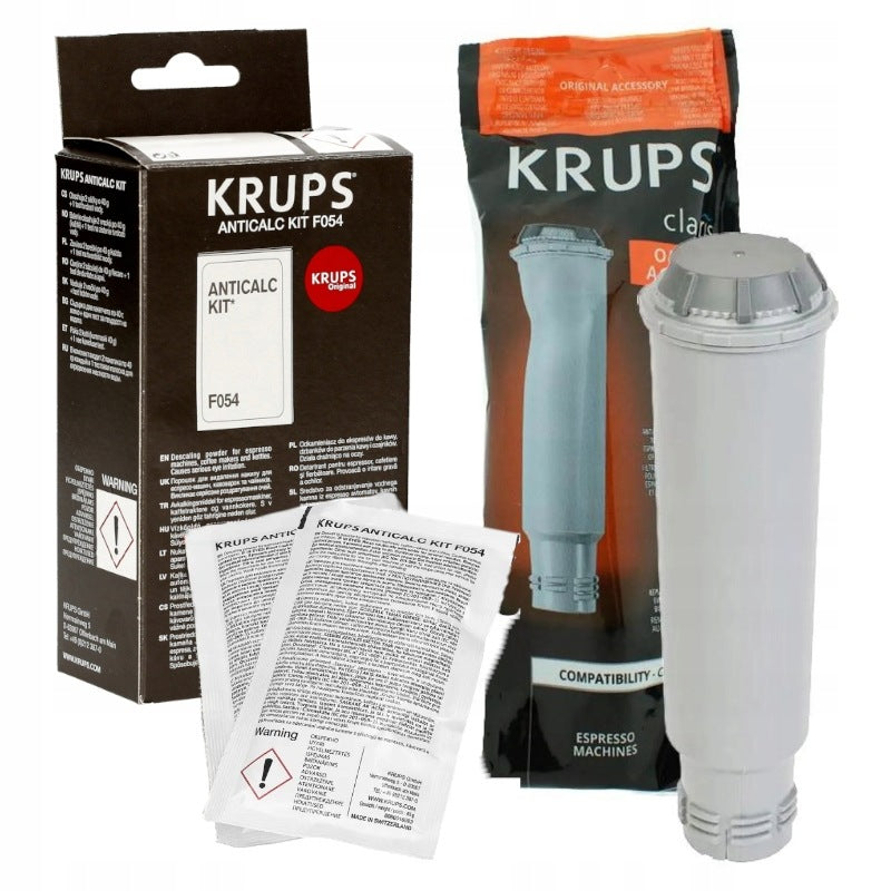 KRUPS Claris F 088 Filter for coffee machine ORIGINAL + Descaler F054