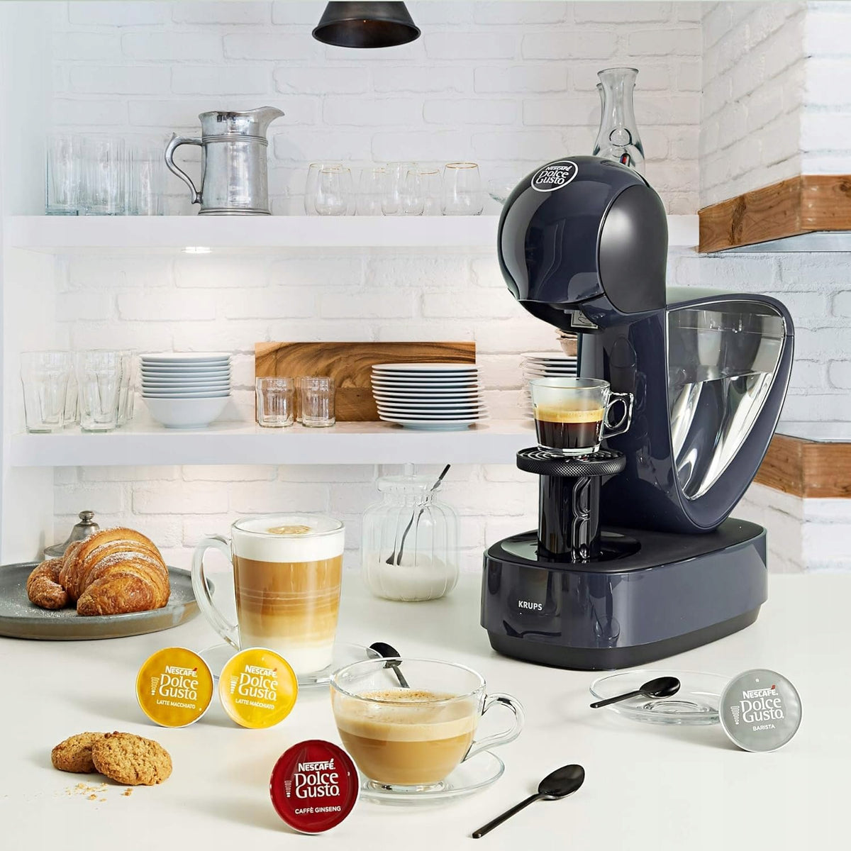 KRUPS DOLCE GUSTO PICCOLO XS CAPSULE MACHINE 1500W 30 DRINKS Brand Krups
