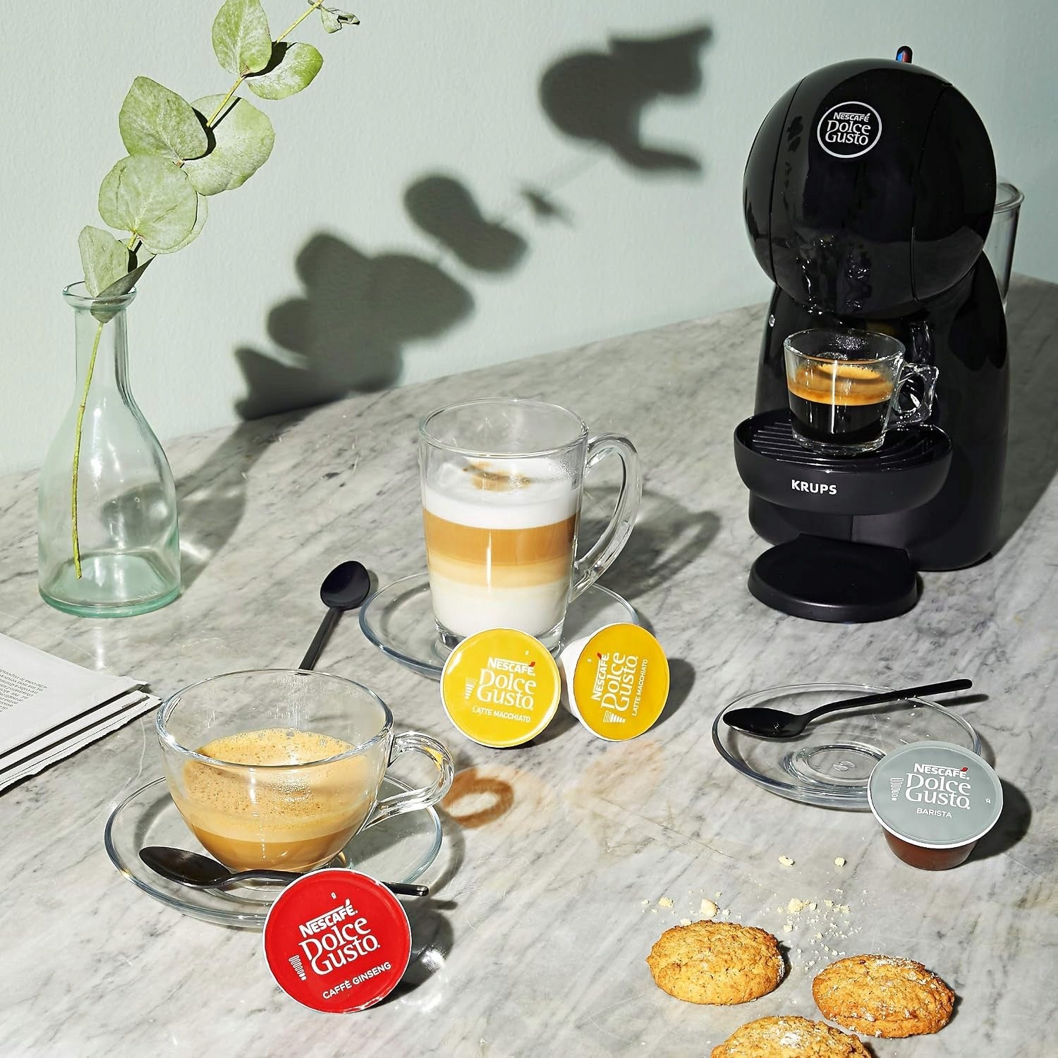 KRUPS DOLCE GUSTO PICCOLO XS CAPSULE MACHINE 1500W 30 DRINKS Packaging status original