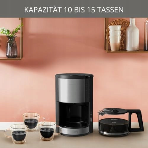 KRUPS Overflow Express 10 Cups Black with Inox Brand Krups