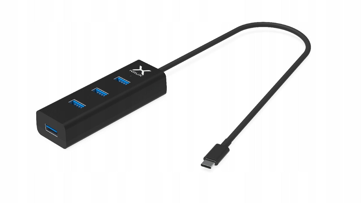 KRUX USB HUB adapter, 4xUSB 3.0, USB Type C