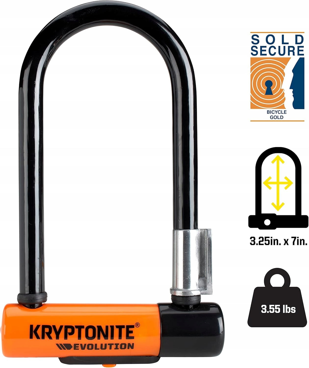 KRYPTONITE EVOLUTION MINI-7 U-LOCK BIKE WITH ANTI-THEFT CABLE Brand no brand