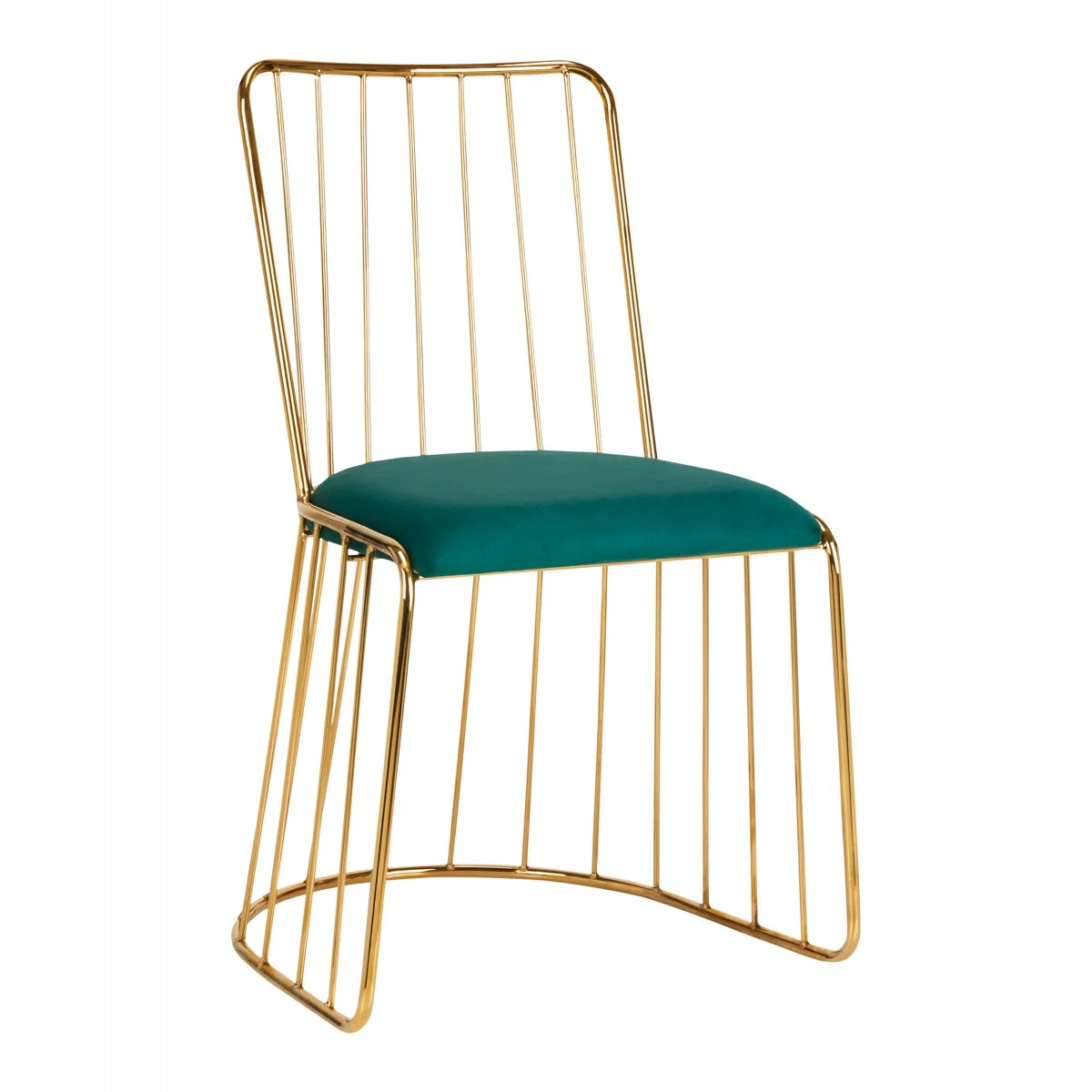 Velours-Wartezimmerstuhl QS-M00, grüne Farbe 