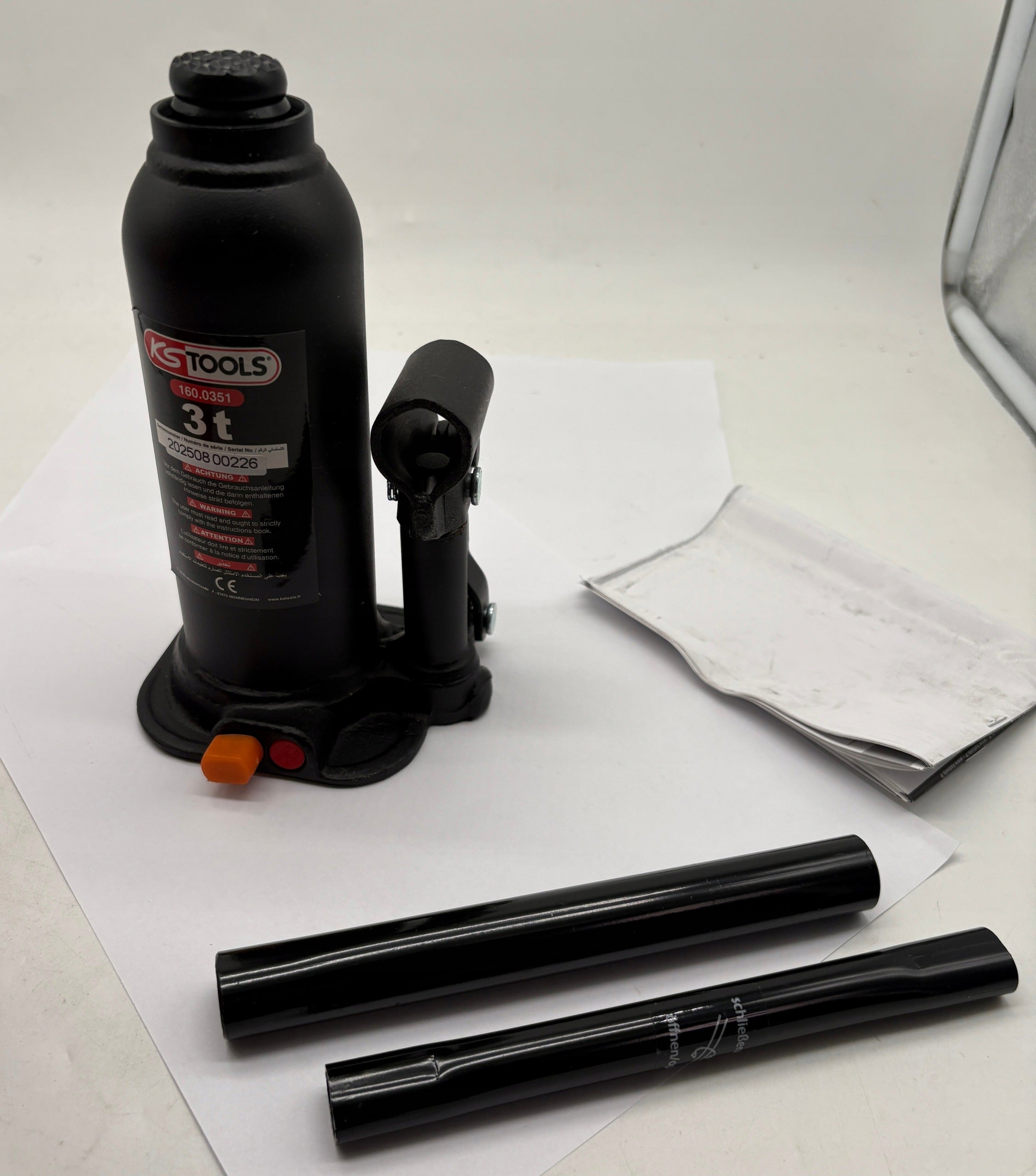 KS Tools 160.0351 hydraulic lift 3T Brand KS Tools