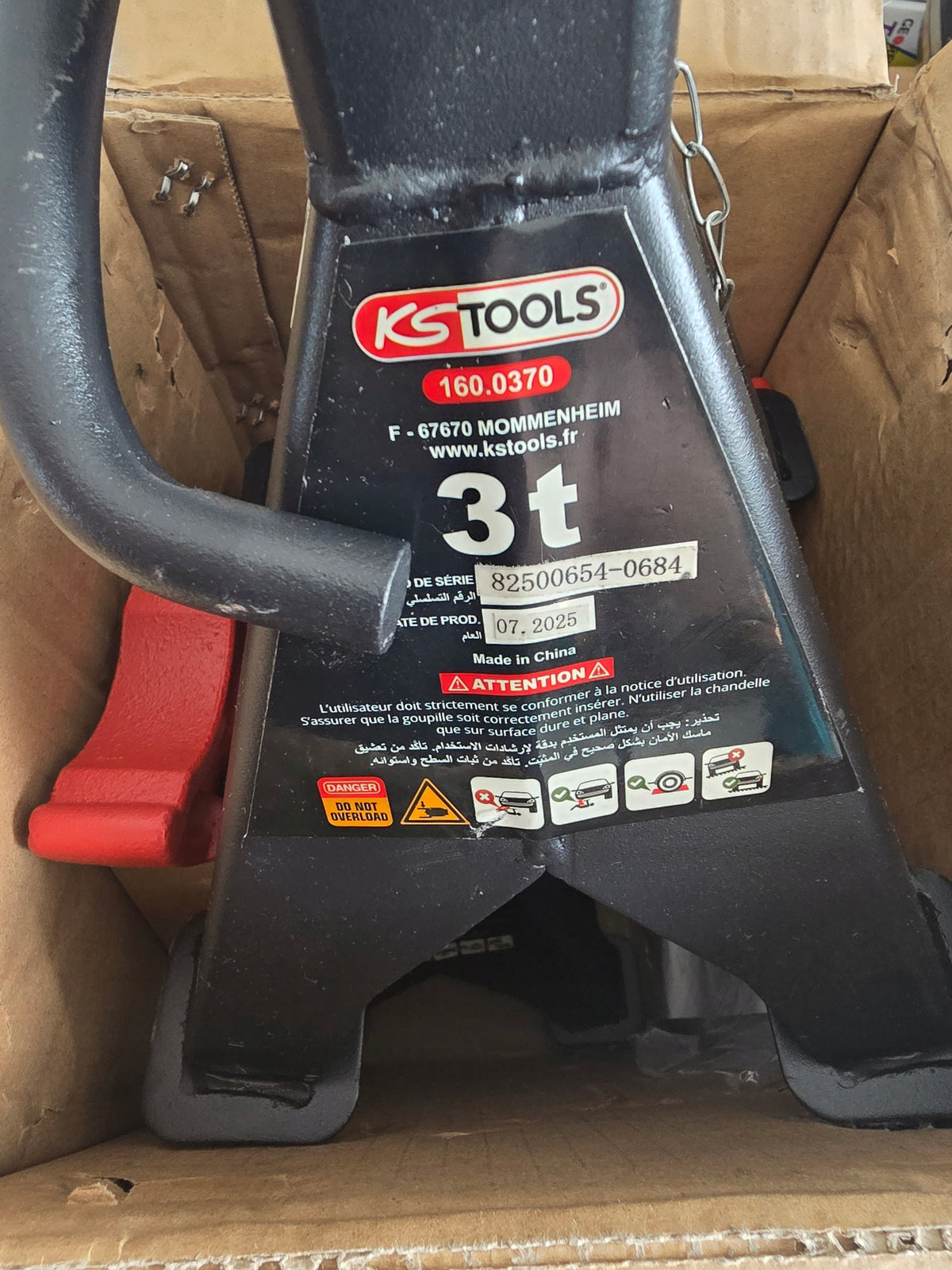 KS Tools CAR SUPPORT 3T -2 PIECES #1 Brand KS Tools