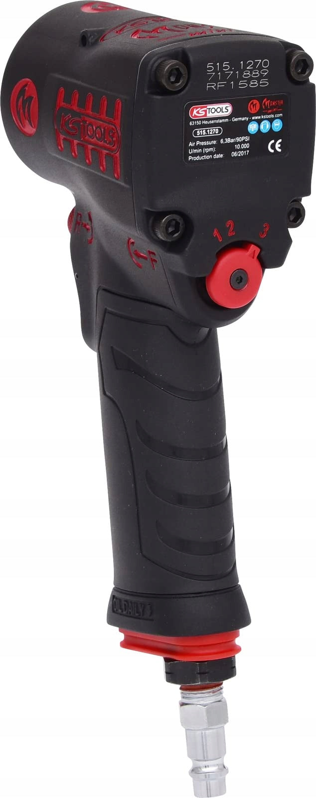 1/2" Mini Monster Druckluftschrauber, 1390 Nm, KS Tools 