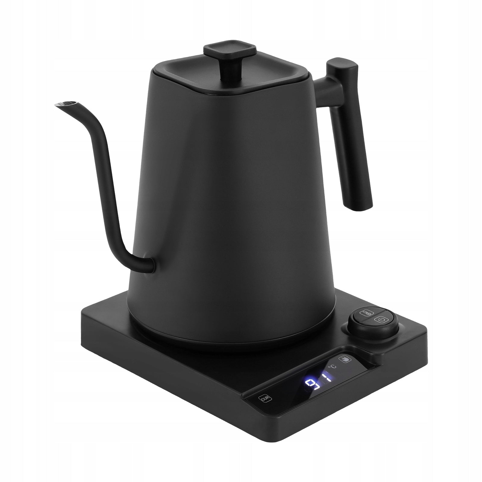 KT10pro ELECTRIC KETTLE WITH LED DISPLAY SCREEN, 1L 1200W BLACK , 40-100°C Dominant color black