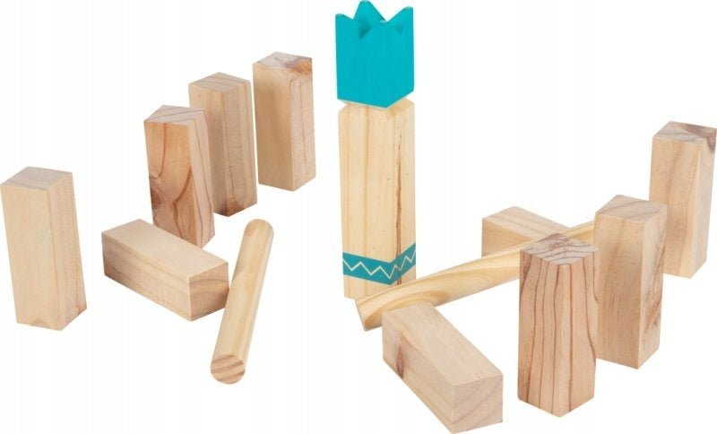 Medinis arkadinis žaidimas Small Foot Viking Chess Kubb