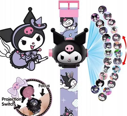 KUROMI Hello Kitty 3D LED Digital Projector Watch