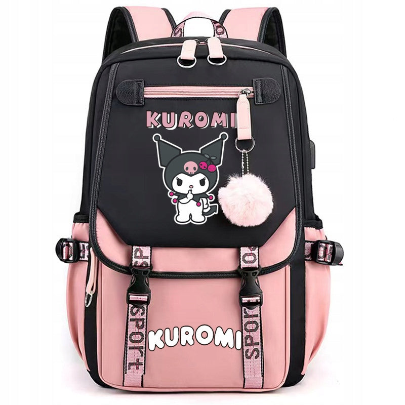KUROMI SCHOOL BACKPACK FOR GIRLS CLASS 1-5