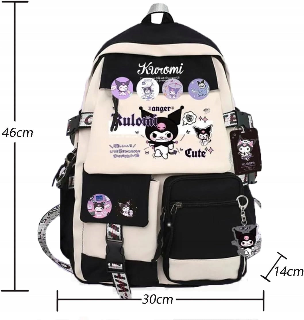 KUROMI STUDENT BACKPACK TORNISTRY Classes 1-6 Manufacturer code Zenoluxe-25202