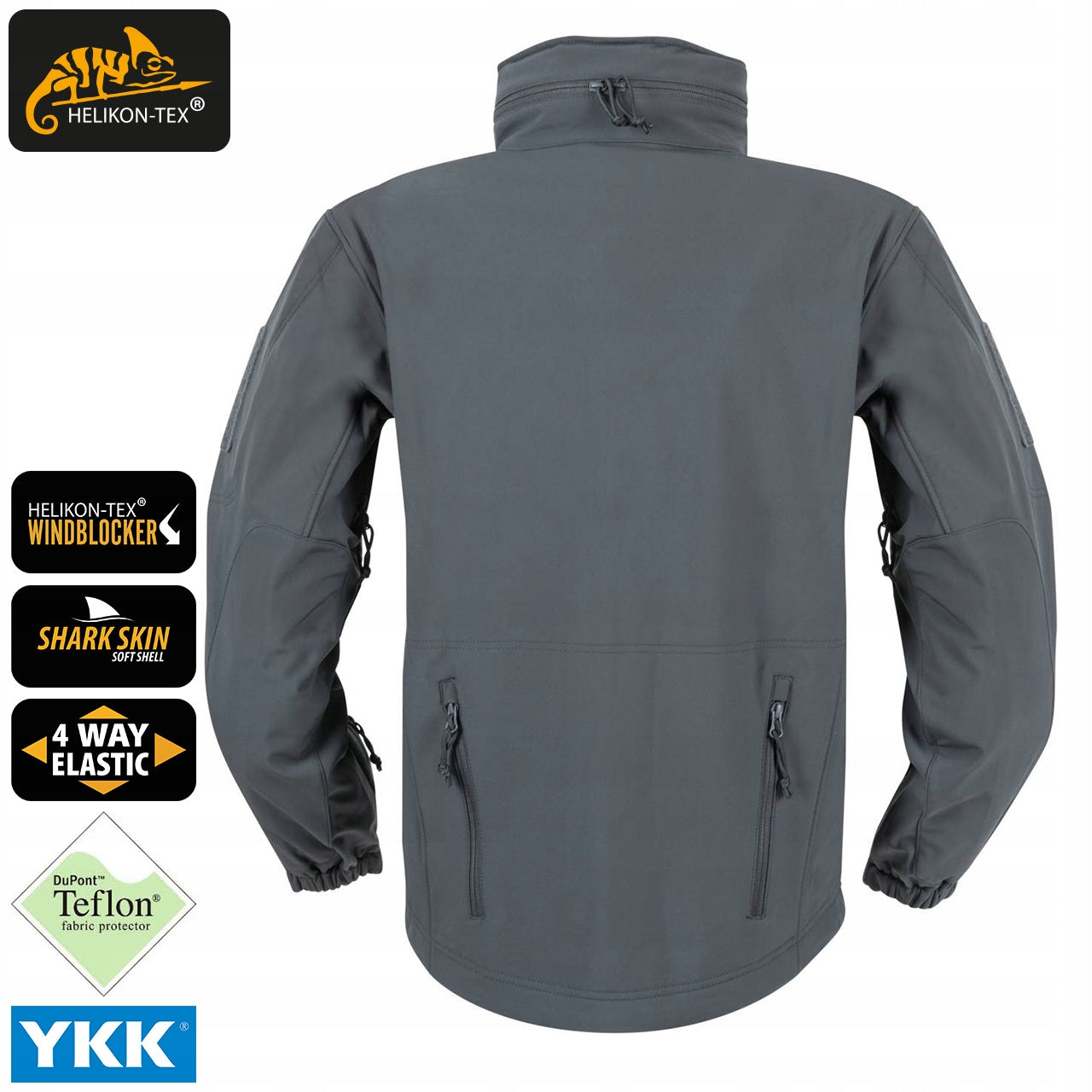 Jacke für Herren Helikon-Tex Urban Gunfighter Jacket Shark Skin Windblocker 