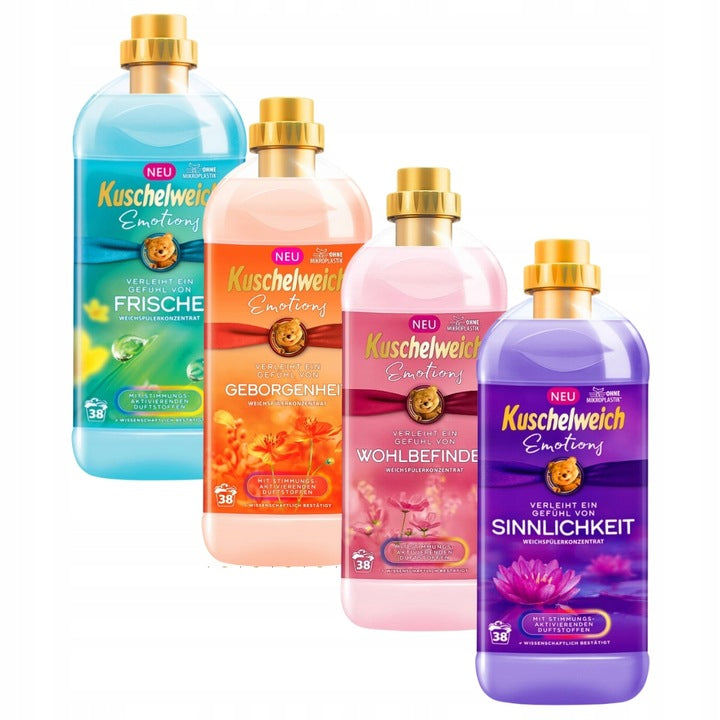 KUSCHELWEICH EMOTIONS RINSE LIQUID SET 4x1l LAUNDRY