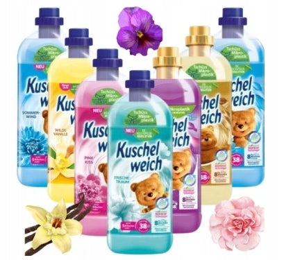 KUSCHELWEICH SET OF 7 x 1L RINSING LIQUIDS