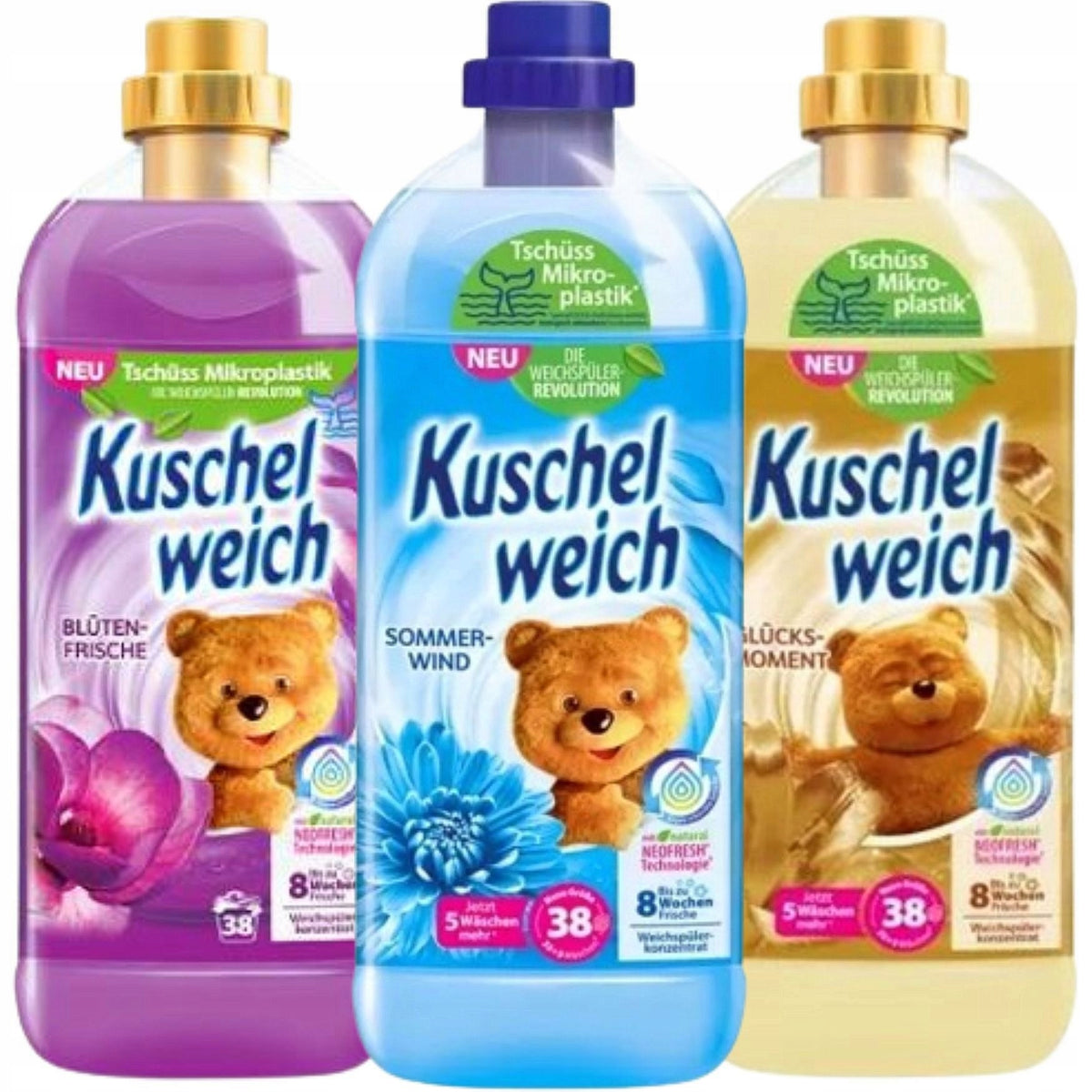 KUSCHELWEICH SET OF GERMAN RINSE AID CONCENTRATES MIX 3X1L DE