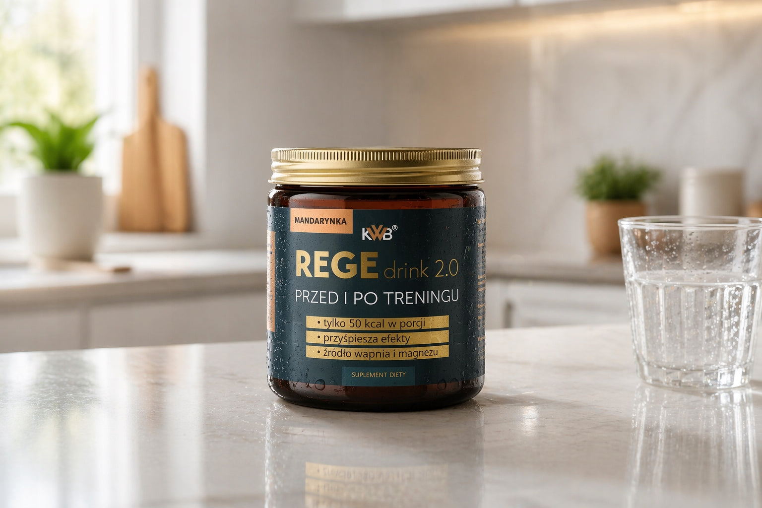 KWB Rege Drink BCAA Amino Acids L-Arginine Regeneration After Training Packaging status original