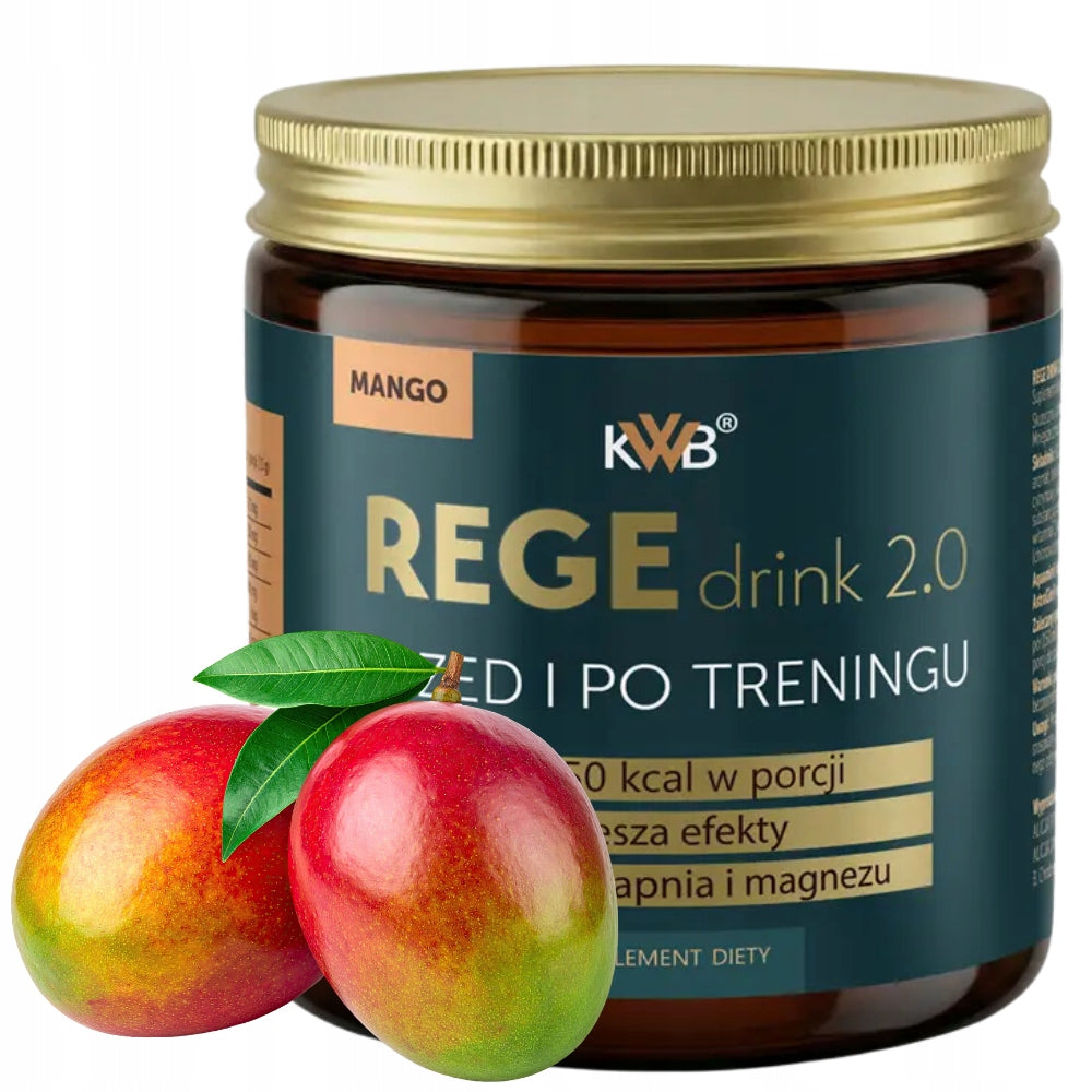 KWB Rege Drink Mango BCAA Amino Acids L-Arginine Vitamin Regeneration