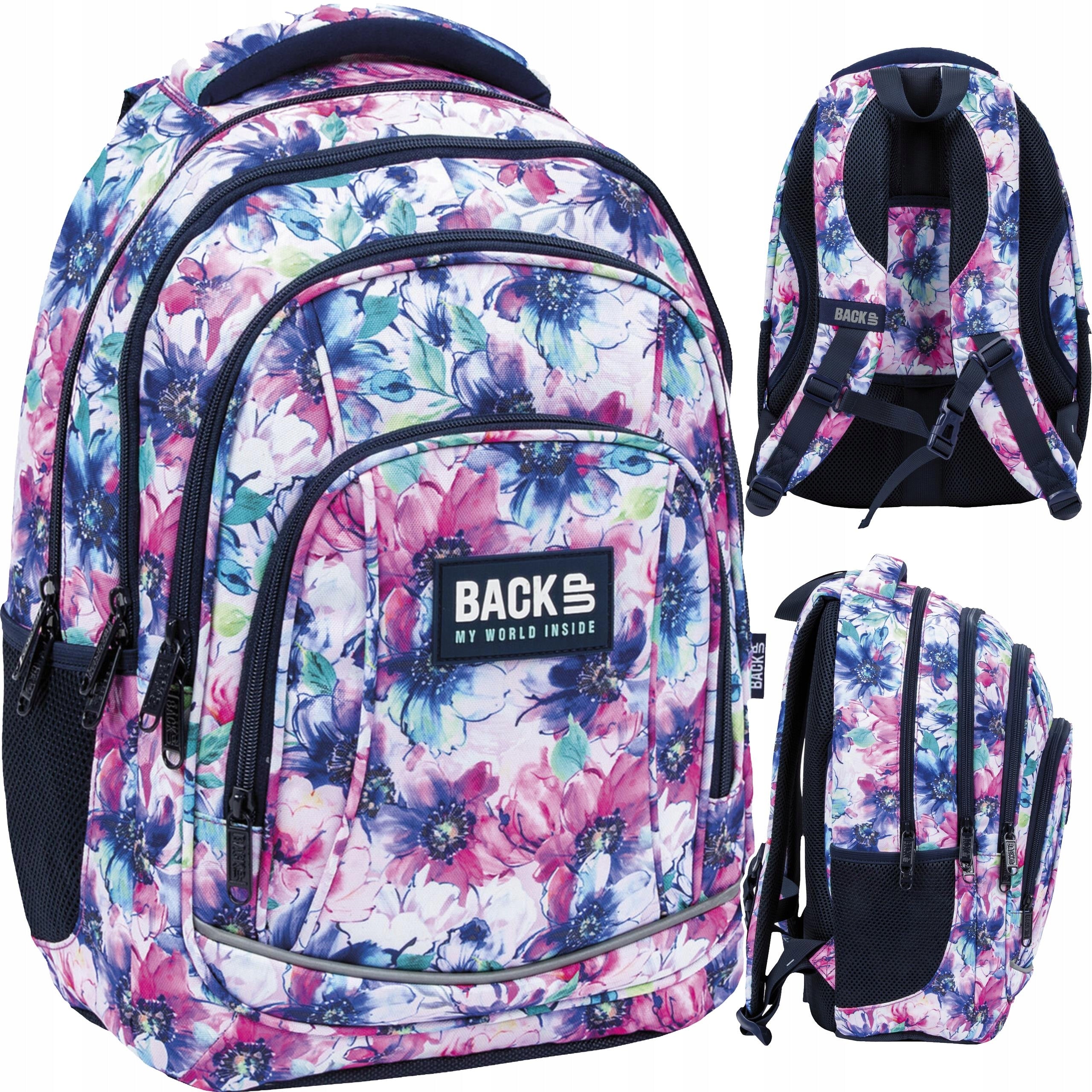 Rucksack BackUP Flowers A07, 26 L 