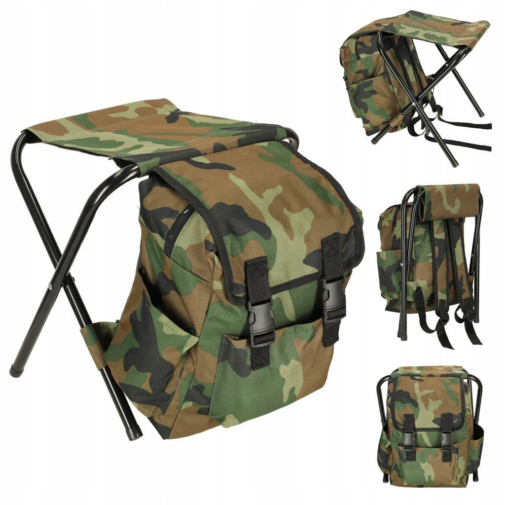 KX3953 Hiking fishing chair without backrest Brand Ikonka