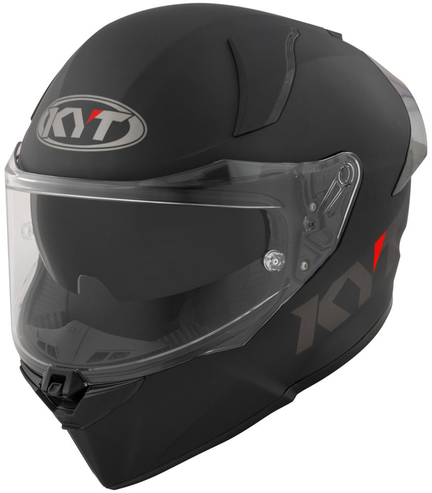 KYT R2R BLACK MAT r. L - integral HELMET WITH BLEND