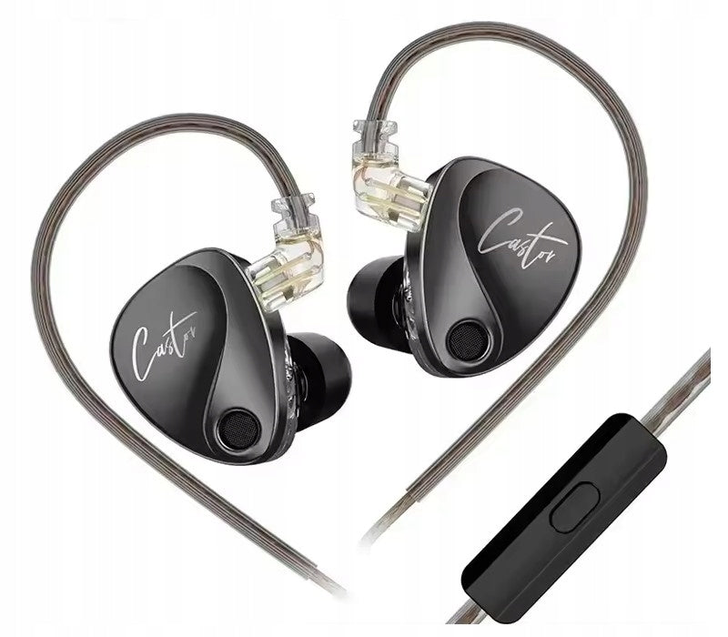 KZ Castor Improved Bass Harman Target Earbuds + MICROPHONE