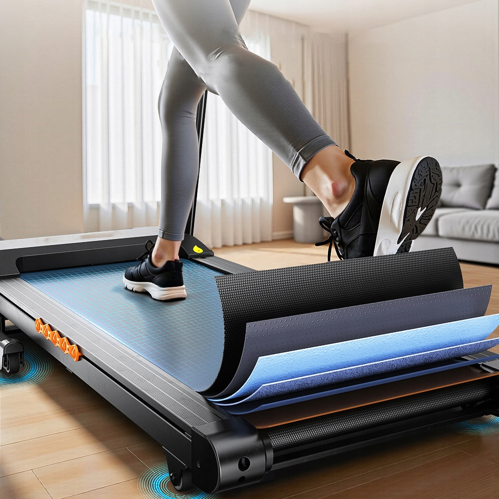 KZYNTH Home Electric Treadmill Large Folding Slope Angle 13.5 KM/H Brand KZYNTH
