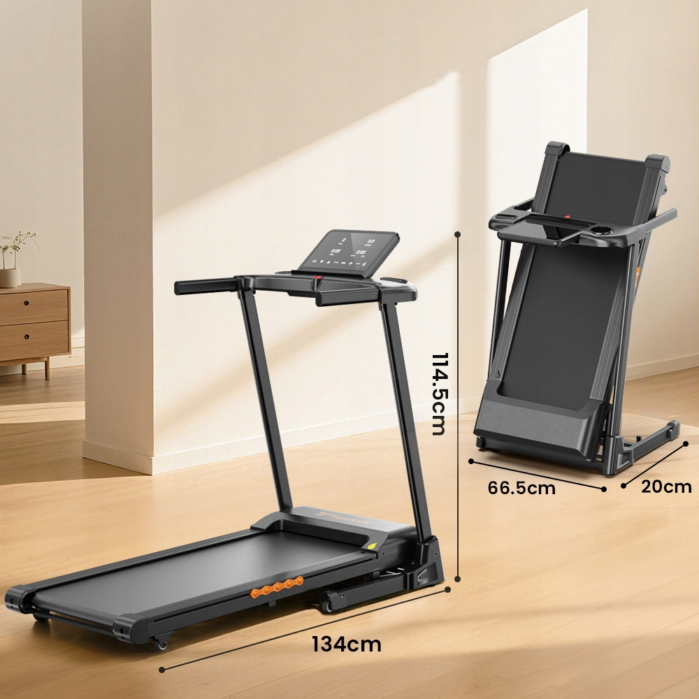 KZYNTH Home Electric Treadmill Large Folding Slope Angle 13.5 KM/H Product weight with unit packaging 48 kg