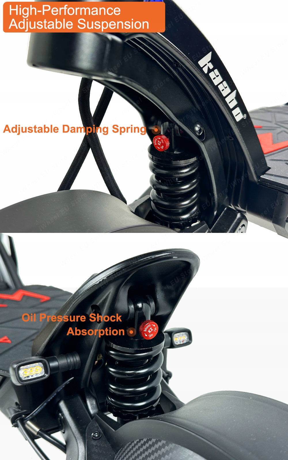 Kaabo Mantis X Central display NFC Lock Maximum speed 20 km/h