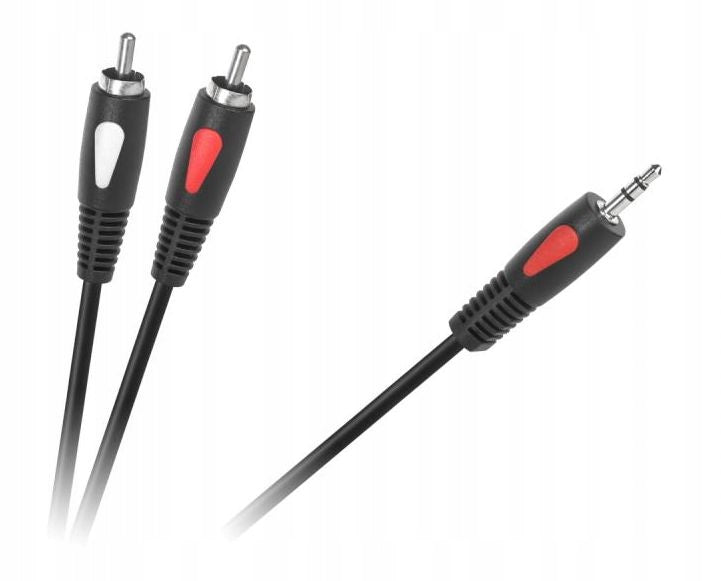 Kabelis Cabletech 3.5 AUX - 2xRCA 10m