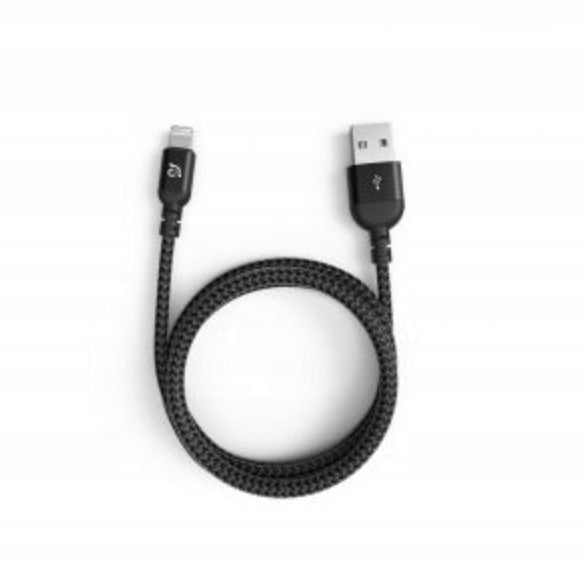 Kabel AdamElements USB-A/Lightning 1,2m černý