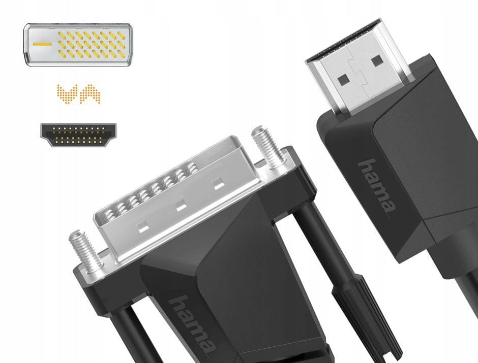 Hama 002007160000, DVI-D, 3 m