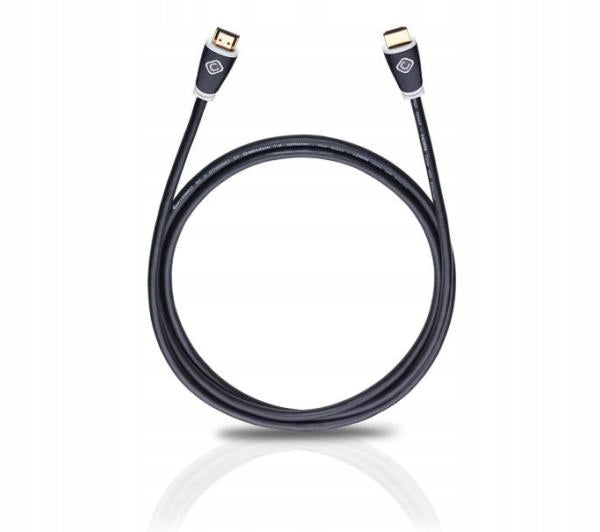 Oehlbach Ethernet 2,5 m juodas Easy Connect HDMI