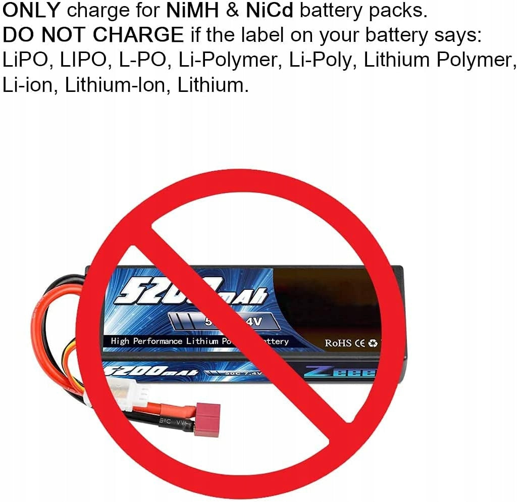Multifunktions-NIMH/NICD 2-10s 2,4-12V Batteriekabel für Rc Car Boat Drone Softair 5 Terminals (Tamiya Standard/Mini Tamiya/SM 2P/JST/HuanQi) 