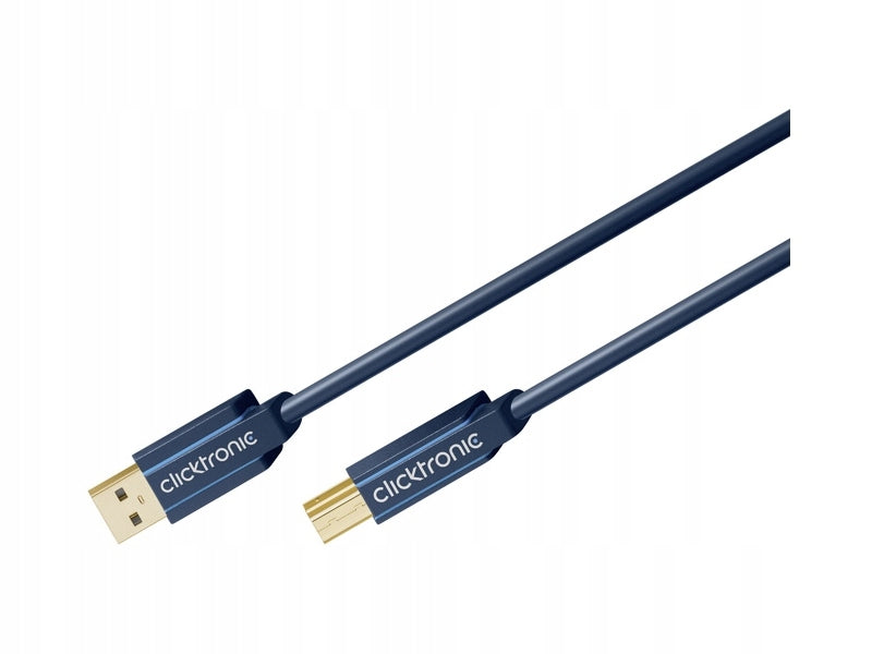 Clicktronic, USB-A/USB-B, 3 m