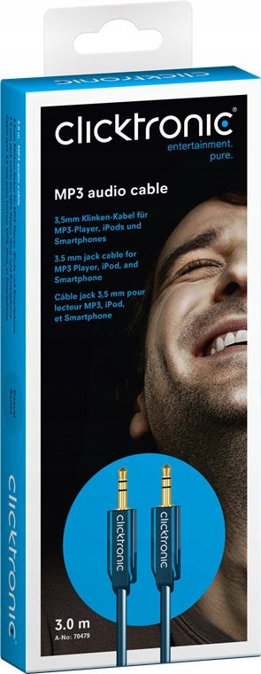 Clicktronic 70479, Aux 3.5 mm, 3 m