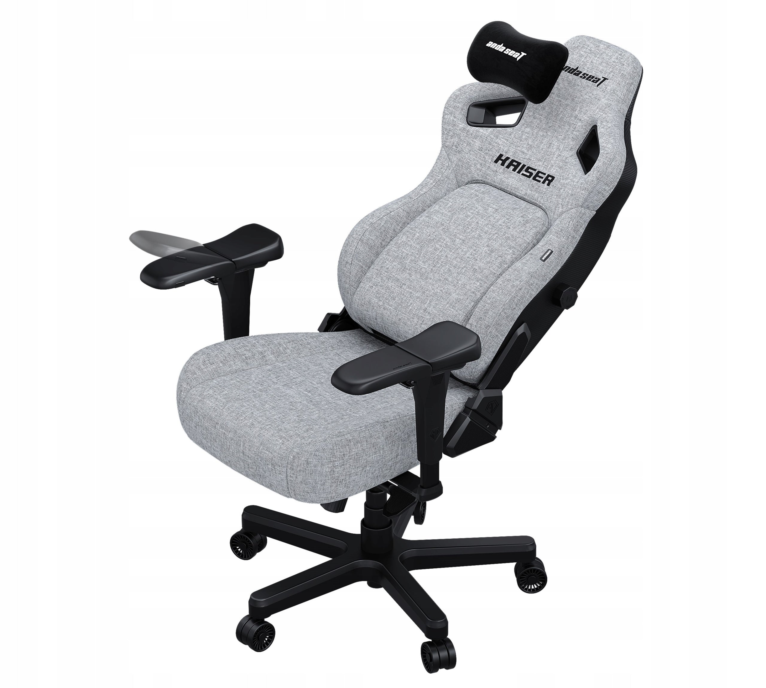 Kaiser 4 XL Anda Seat Gaming Chair Material Grey Office Swivel Upholstery color gray