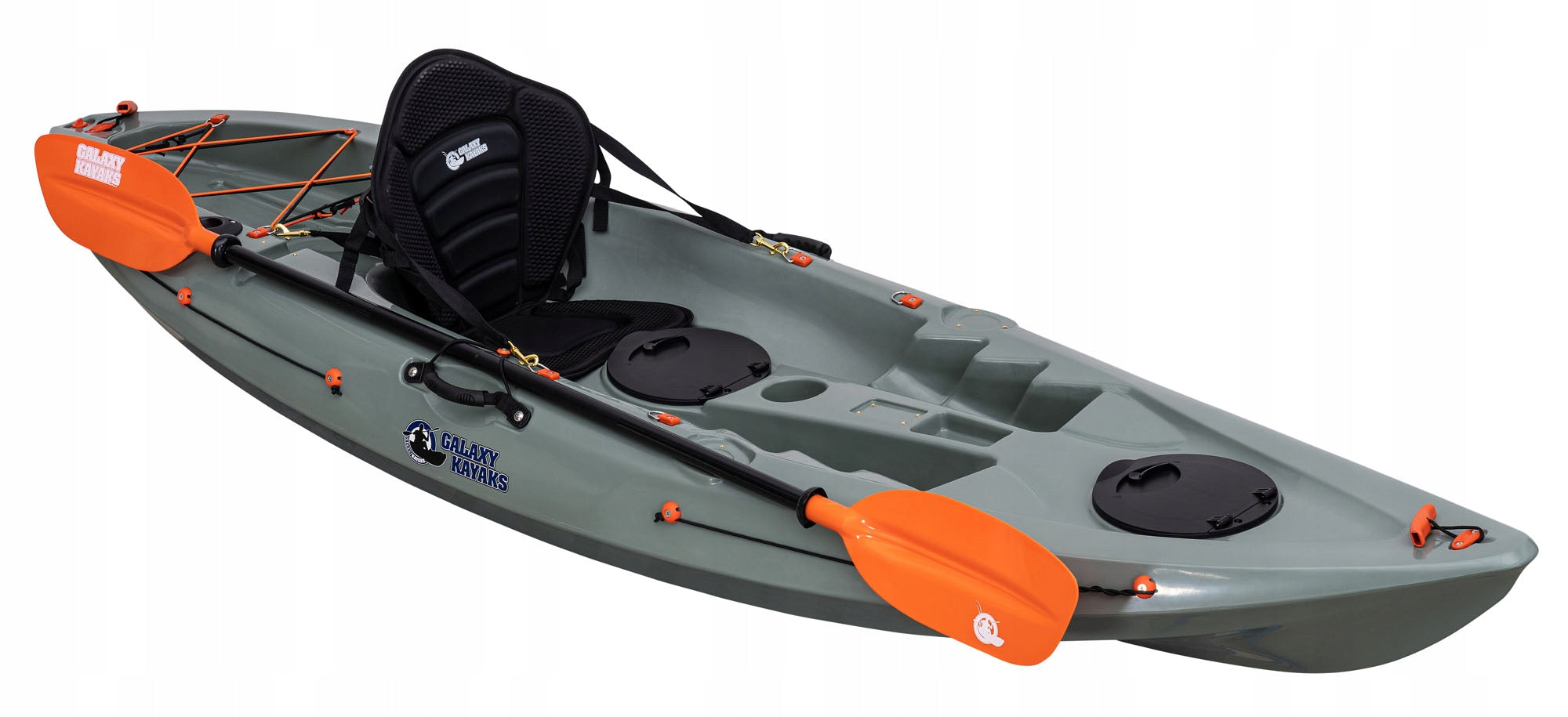 Kajak wędkarski Galaxy Force 295 cm, brązowy