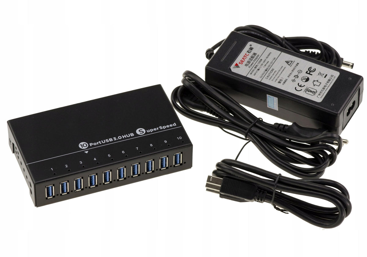 Kalea Informatique charging station 10x Usb 3.0 5Gb/s power supply 60W