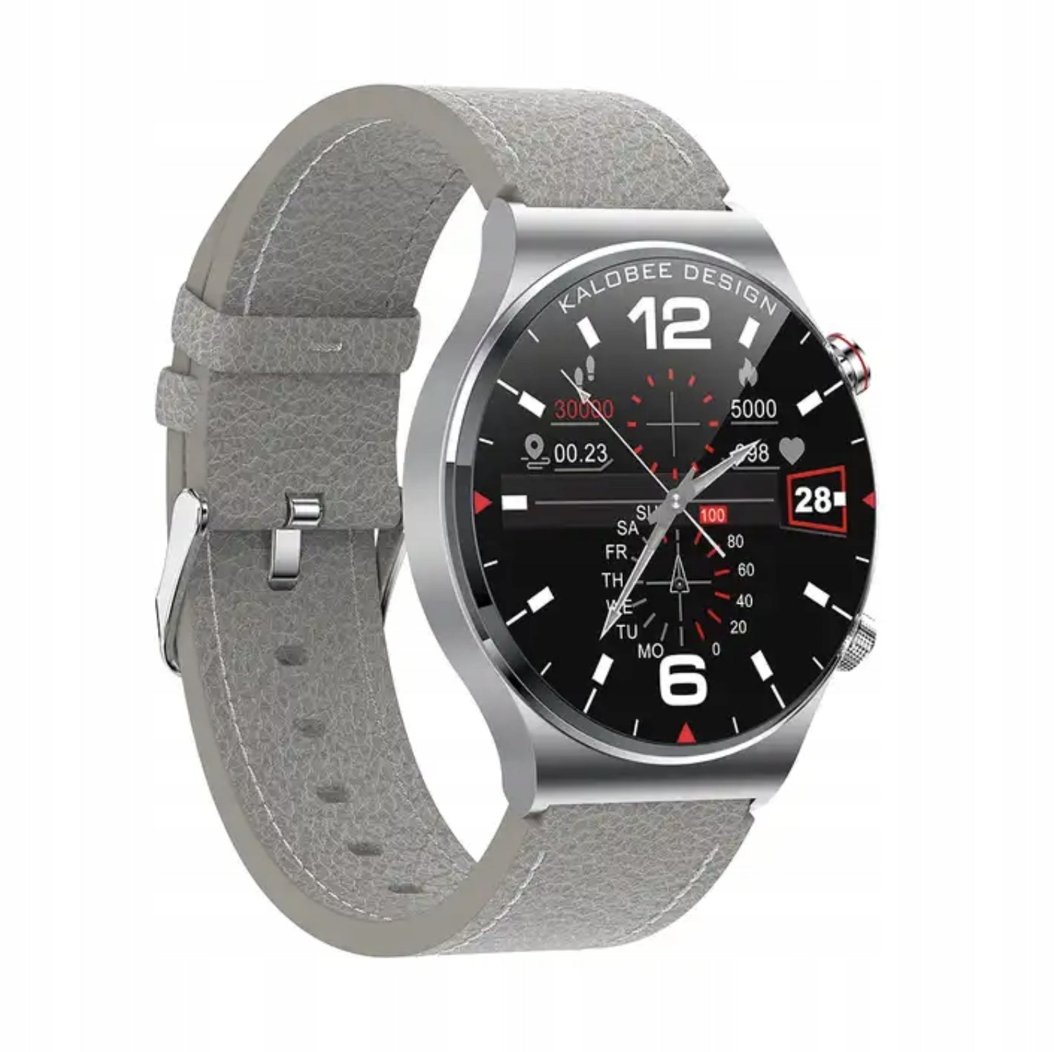 Kalobee Smartwatch with NFC 46mm Space Aluminium