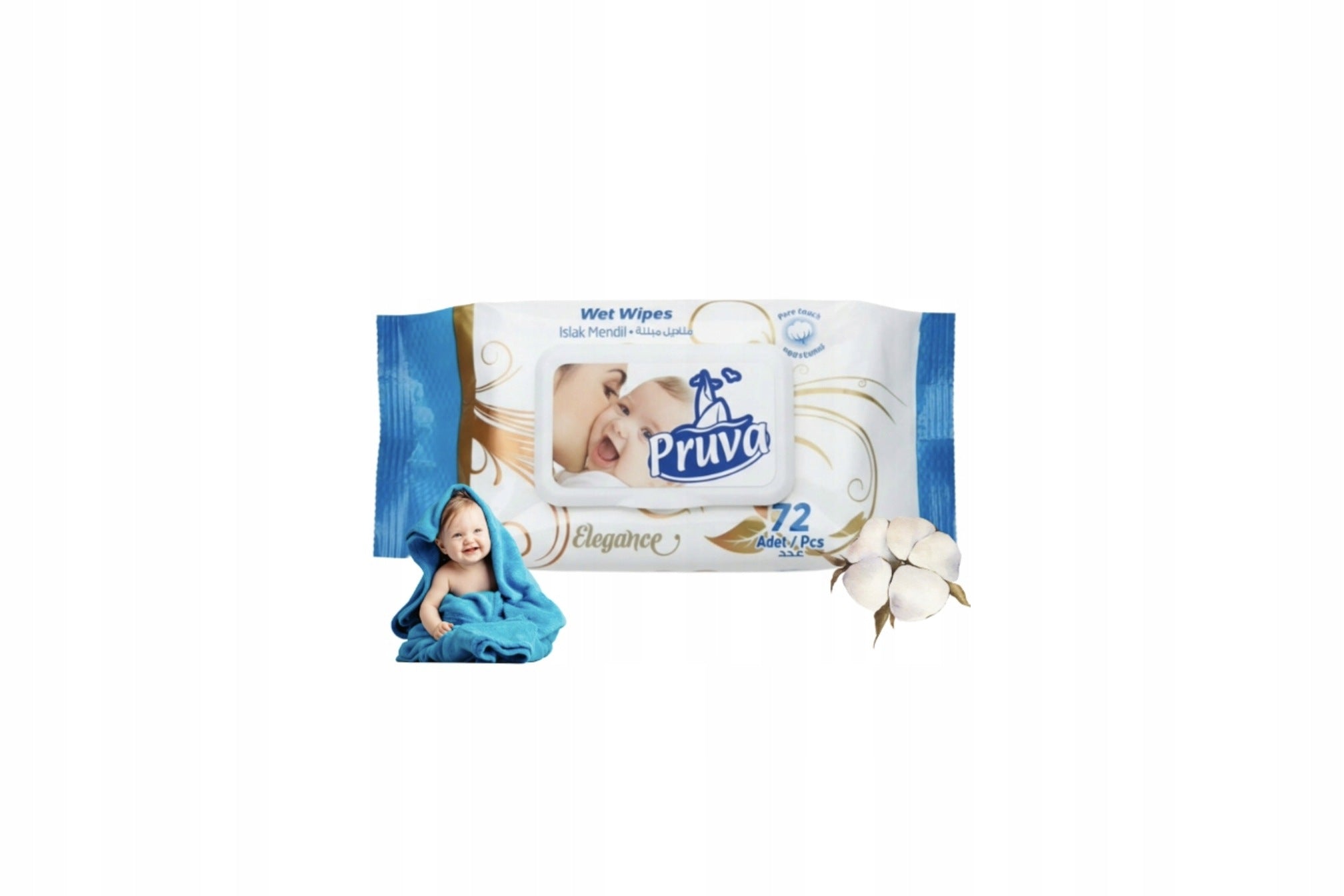 Kalyon Pruva wet wipes 1 x 72 pcs.