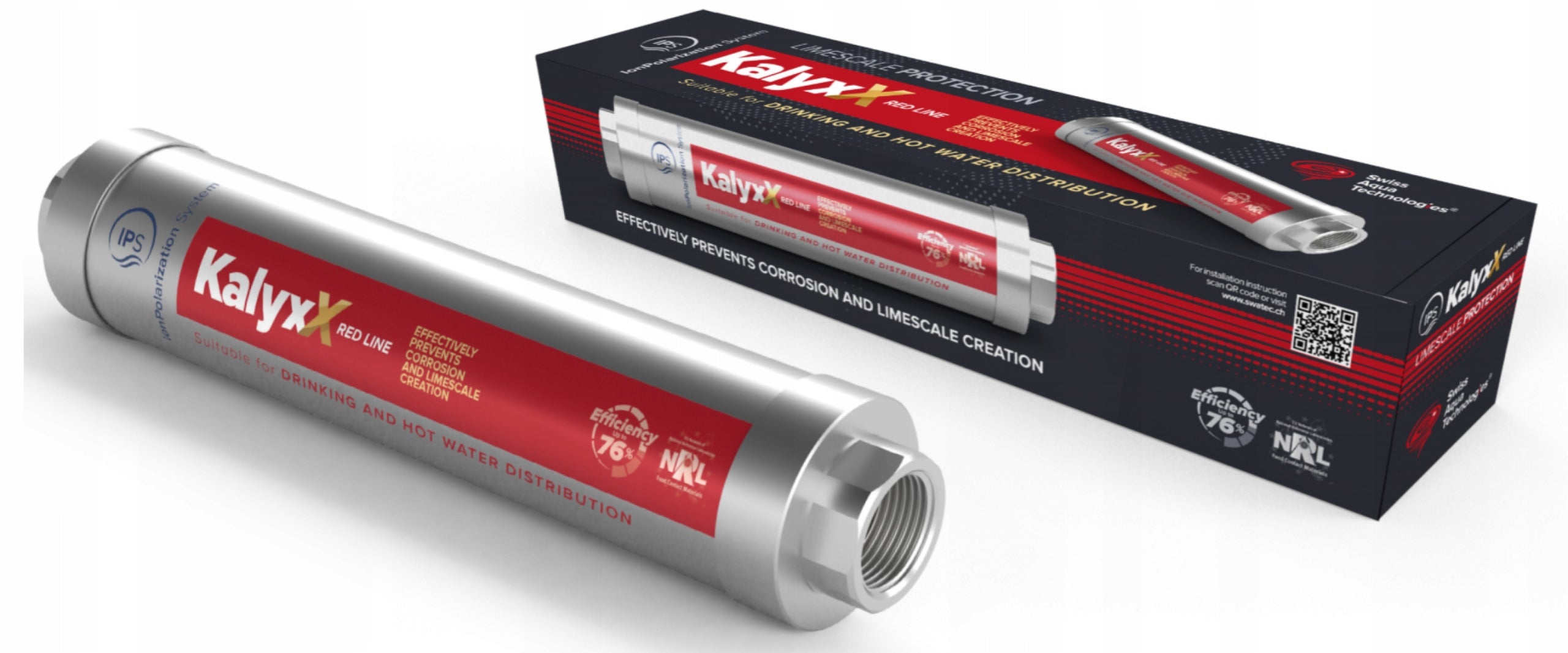Kalyxx Red Line 3/4" IPS Water Descaler