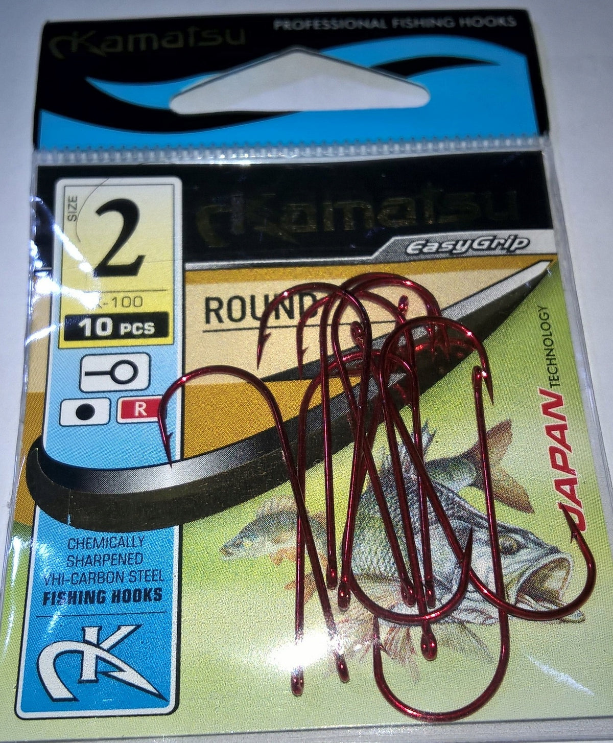 Kamatsu Hook ROUND K-100 Red eyelet 2